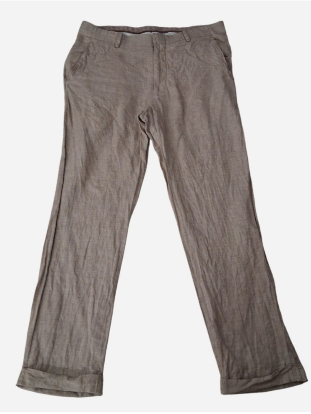 Murano x Baird McNutt Alex Slim Fit 100% Linen Pants 32x30 GUC